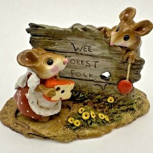 Wee Forest Folk M-239 Scamper (Retired) 1998 Annette Petersen New in Box WFF